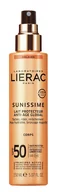 Balsamy i kremy do opalania - Lierac Sunissime - energetyzujące mleczko do ciała SPF50+ 150ml - miniaturka - grafika 1