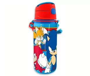 Bidon do picia Aluminiowy SONIC 600ml z paskiem - Bidony dla dzieci - miniaturka - grafika 1