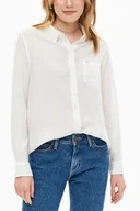 Koszule damskie - Lee One Pocket Shirt Damska Koszula Materiałowa Cloud Dancer L46Bcaha-M - miniaturka - grafika 1
