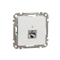 Gniazdka elektryczne - Schneider Electric Gniazdo komputerowe RJ45 kat.5e STP, biały SEDNA DESIGN - miniaturka - grafika 1