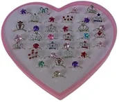 Zabawki kreatywne - Pierścionki 36szt - miniaturka - grafika 1