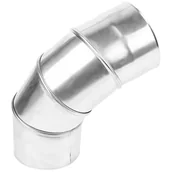 Złącza i kolanka wentylacyjne - Kratki.pl Kolano fi 200 90 stopni K200/90 - miniaturka - grafika 1