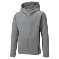 Odzież sportowa dziecięca - Bluza Sportowa Chłopięca Puma Evostripe Fz Dk - miniaturka - grafika 1
