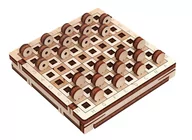 Puzzle - Puzzle Drewniane 3D Warcaby - miniaturka - grafika 1
