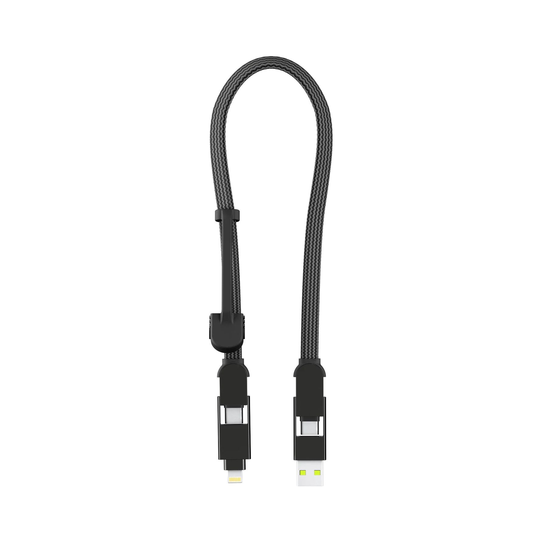 Kabel USB Rolling Square Kabel Rolling Square - inCharge XL 30cm czarny - Gwarancja bezpieczeństwa. Proste raty. Bezpłatna wysyłka od 170 zł.