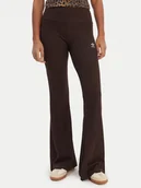 Legginsy - adidas Legginsy Essentials KD3849 Brązowy Flared Leg - miniaturka - grafika 1