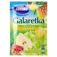 Dodatki do ciast w proszku - Gellwe Galaretka smak gruszka ananas 72 g - miniaturka - grafika 1