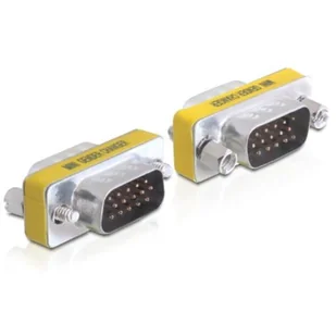Delock adapter VGA(M)-> VGA(M) 65010 - Adaptery i przejściówki - miniaturka - grafika 1