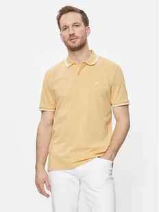 Selected Homme Polo 16087840 Beżowy Regular Fit - Koszulki męskie - miniaturka - grafika 1