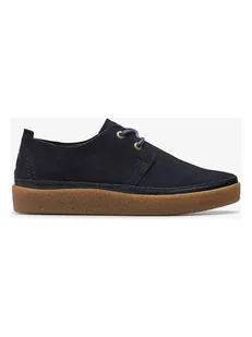 Clarks Skórzane trzewiki "Clarkwood" w kolorze granatowym - Półbuty męskie - miniaturka - grafika 1