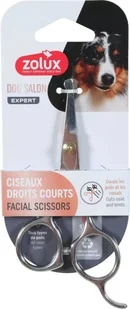 4DOGS ZOLUX Nożyczki krótkie dla psa do pyska DOG SALON - Maszynki i nożyczki dla psów - miniaturka - grafika 1