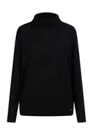Swetry damskie - ALARY Damski sweter z dzianiny 10424934-AL01, czarny, M/L, czarny, M-L - miniaturka - grafika 1