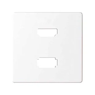 Kontakt Simon KONTAKT_SIMON Plakietka gniazda HDMI + USB DETAIL 82 Biały 8201095-030 - Klawisze i ramki - miniaturka - grafika 1