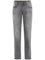 Spodnie męskie - Camel Active Dżinsy - Slim fit - w kolorze szarym - miniaturka - grafika 1