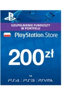 Kody i doładowania cyfrowe - Sony Playstation Network 200 zł - miniaturka - grafika 1