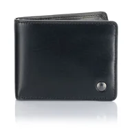 Portfele - Czarny skórzany portfel męski Visconti ENZ-78 RFID - miniaturka - grafika 1