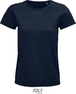 Koszule damskie - SOLs 03579 Koszula damska, Pioneer Women T-Shirt, Jersey 175 - Kolor: French Navy - Rozmiar: L - miniaturka - grafika 1