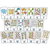 Zabawki interaktywne dla dzieci - Bigjigs Toys gra edukacyjna Dopasuj i policz - miniaturka - grafika 1