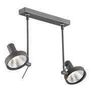 Lampy sufitowe - MLAMP Natynkowa LAMPA sufitowa ARNEL 732 MLAMP metalowa OPRAWA listwa SPOT reflektorki na wysięgnikach antracyt ARNEL 732 - miniaturka - grafika 1