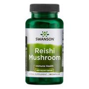 Suplementy naturalne - Swanson, Usa Reishi Muschroom 600 mg - suplement diety 60 kaps. - miniaturka - grafika 1