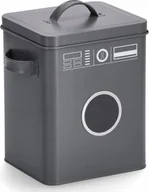 Pojemniki kuchenne - Zeller Puszka na proszek do prania z wzorem pralki, 18 x 15,5 x 23 cm - miniaturka - grafika 1