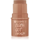 Bronzery i konturowanie twarzy - Essence Baby Got Bronze bronzer do twarzy w sztyfcie 10 Cinnamon Spice 5,5g - miniaturka - grafika 1