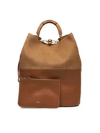 Torebki damskie - Furla Torebka Sfera M WB01786 BX3924 BG 4085S Brązowy - miniaturka - grafika 1