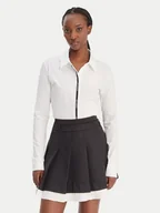Koszule damskie - KARL LAGERFELD Koszula B1W17078 Biały Regular Fit - miniaturka - grafika 1