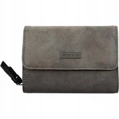Portfele - Tom Tailor Portfel Średni Szary Damski 1Żfm - miniaturka - grafika 1