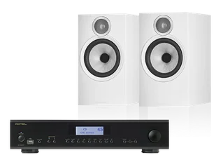 Rotel A14 MKII (czarny) + 606 S3 (biały) - Zestawy stereo - miniaturka - grafika 1