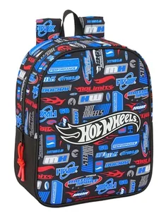 Safta HOT WHEELS plecak dziecięcy, plecak dziecięcy, plecak szkolny, odpowiedni do samochodu, idealny do przedszkola, wygodny i wszechstronny, jakość i wytrzymałość, 22 x 10 x 27 cm, Biały, M, Casual - Plecaki szkolne i tornistry - miniaturka - grafika 1