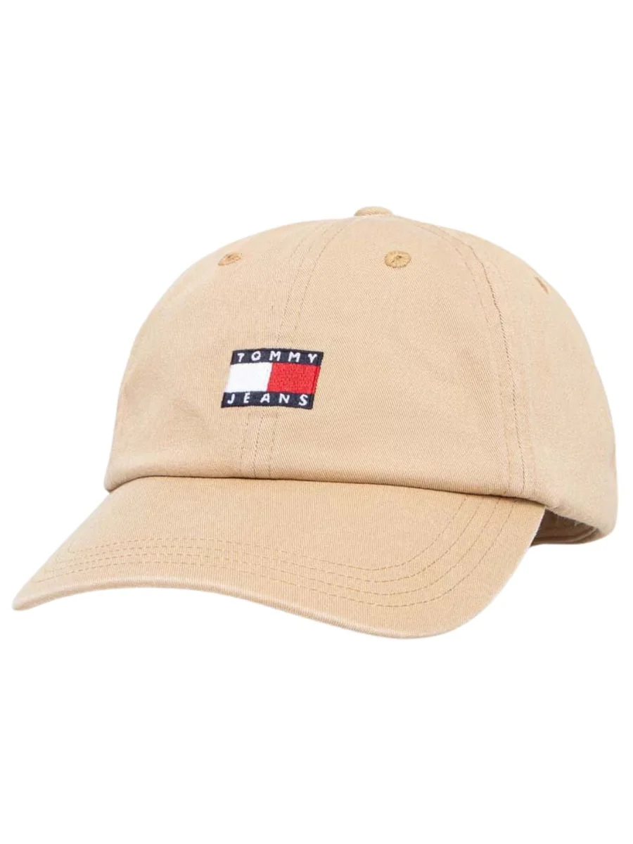 Czapka z daszkiem męska Tommy Jeans AM0AM12020 AB9 BEŻOWY