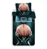 Pościel - Pościel bawełniana Basketbal, 140 x 200 cm, 70 x 90 cm - miniaturka - grafika 1