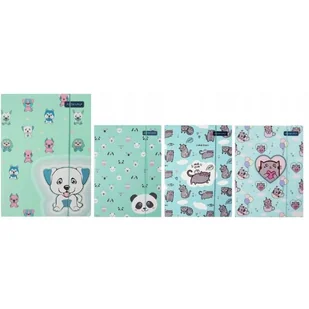 Teczka z gumką A4 PASTEL ANIMALS 108024001 ASTRA - Teczki i skoroszyty - miniaturka - grafika 1