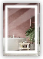 Lustra - LUSTRO ŁAZIENKOWE LED 80x90 WŁĄCZNIK DOTYKOWY - miniaturka - grafika 1