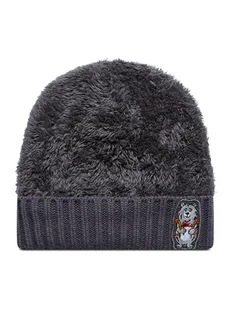 United Colors Of Benetton Czapka 6U87B42ER Szary - Czapki dla dzieci - miniaturka - grafika 1