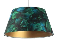 Lampy stojące - Welurowa lampa wisząca z motywem liści - S412 A4-N30 - miniaturka - grafika 1