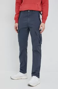Pepe Jeans spodnie męskie kolor granatowy w fasonie cargo - Spodnie męskie - miniaturka - grafika 1