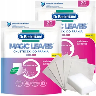 Magiczne Chusteczki Do Prania Kolorów Dr. Beckmann Listki Piorące Zestaw - Środki do prania - miniaturka - grafika 1