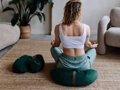 Poduszki dekoracyjne - Poduszka Księżycowa WellB - Leśny Zielony - miniaturka - grafika 1