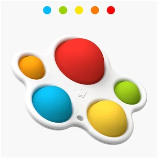 WOOPIE Zabawka Sensoryczna Gryzak Antystresowy  POP IT - Zabawki sensoryczne - miniaturka - grafika 3