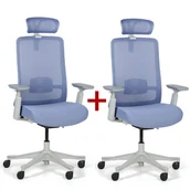 Fotele i krzesła biurowe - Krzesło biurowe MARRY 1+1 GRATIS, nibieske - miniaturka - grafika 1