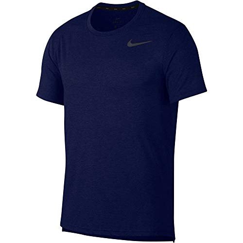 Nike koszulka męska M Nk Brt Top Short Sleeve Hpr Dry niebieski Blue Void/Htr/Black 3XL-T