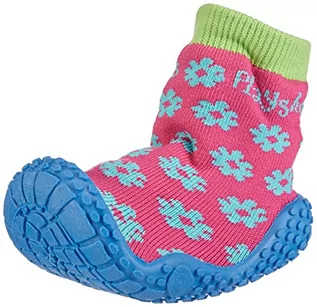 Buty dla dziewczynek - Playshoes Unisex dziecięce skarpetki do wody, skarpety kąpielowe, do nurkowania, do kąpieli, różowy - Pink Original 900-26/27 EU - grafika 1