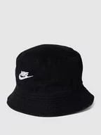 Czapki damskie - Czapka typu bucket hat z wyhaftowanym logo - miniaturka - grafika 1