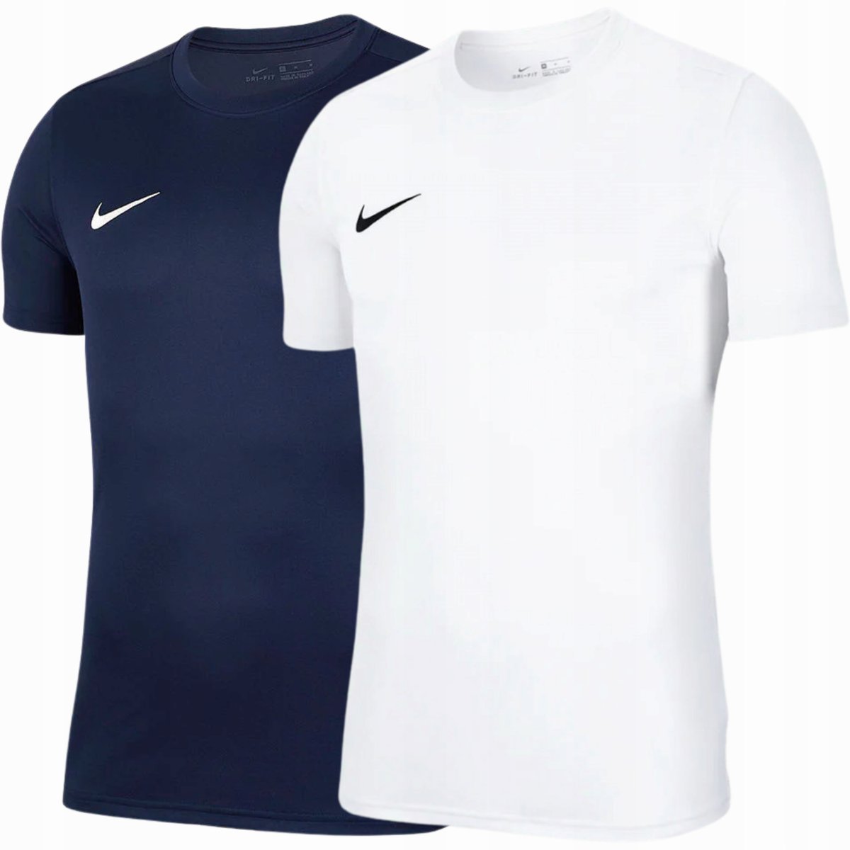 Nike Koszulka Męska T-shirt Zestaw Biała + Granatowa L