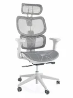 Fotele i krzesła biurowe - Fotel Obrotowy Devon Szary - miniaturka - grafika 1