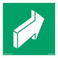 Systemy ekspozycyjne i znaki informacyjne - AA012 PCHAĆ ABY OTWORZYĆ, PS - PŁYTA PCV 1MM FOTOLUMINESCENCYJNA; (450X450MM) - miniaturka - grafika 1