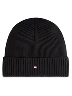 Czapki męskie - Tommy Hilfiger Czapka Flag AM0AM12796 Czarny - miniaturka - grafika 1