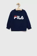 Bluzy damskie - Fila bluza dziecięca kolor granatowy z nadrukiem - miniaturka - grafika 1